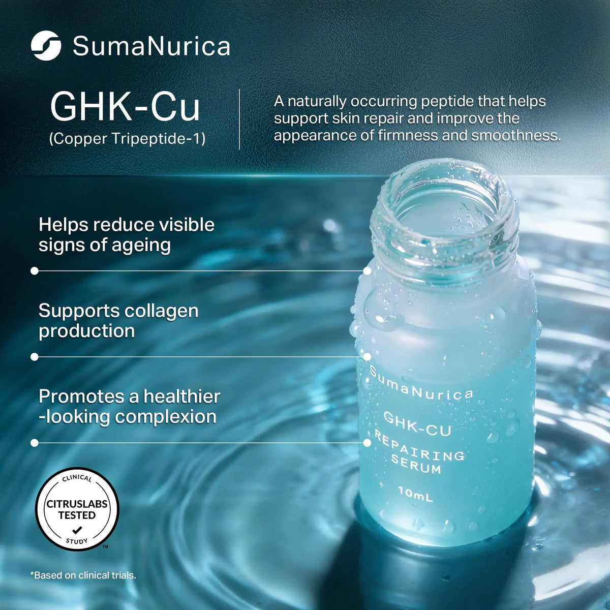 [Sumanurica] Ghk-Cu Repairing Serum – Calm Redness & Strengthen Skin Barrier