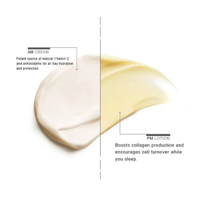 Vitamin C & Niacinamide Face Serum, a Moisturizing Beauty Product That Brightens Dull Skin for a Fresh Glow - Dual Chamber Complex for Day & Night Use, All Skin Types, Hydrate, Face Care Products