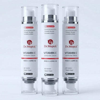Vitamin C & Niacinamide Face Serum, a Moisturizing Beauty Product That Brightens Dull Skin for a Fresh Glow - Dual Chamber Complex for Day & Night Use, All Skin Types, Hydrate, Face Care Products
